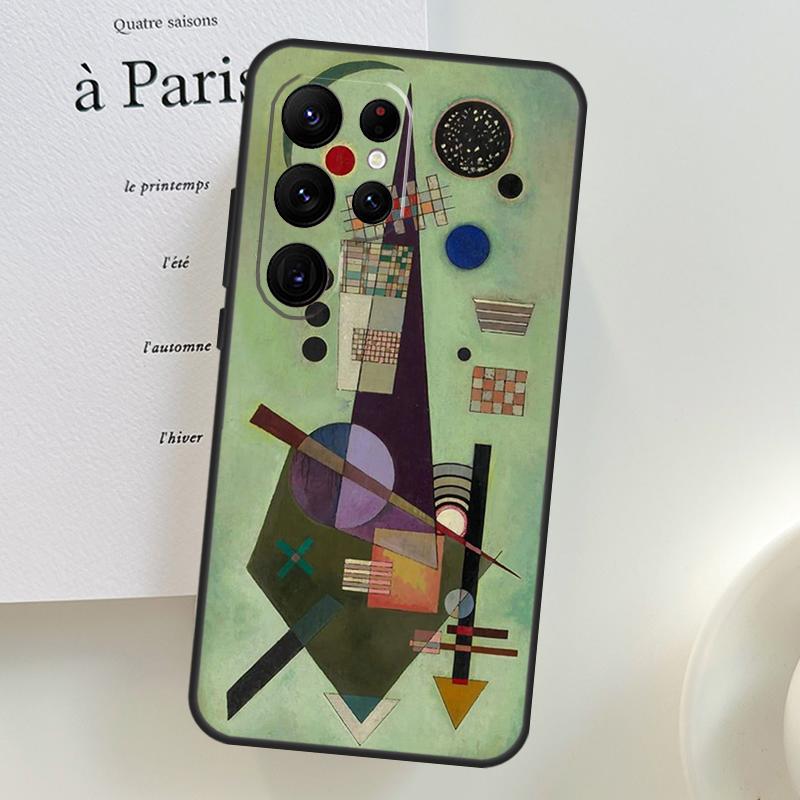 Wassily Kandinsky Abstract Case For Samsung Galaxy S26 Ultra S25 S23 S22 S21 S24 Ultra S10 S20 Plus S25 FE Phone Cover