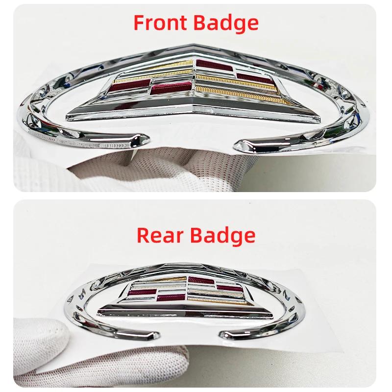 1pcs ABS 109mm 158mm for Cadillac SRX ATS XTS Car Front Grille Emblem Rear Tail Bumper Trunk Sticker Badge Styling Accessories