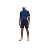Under Armour Iso-Chill Series Solid Color Pullover Short Sleeve Polo Men Tops Phantom-Blue 1377364-471
