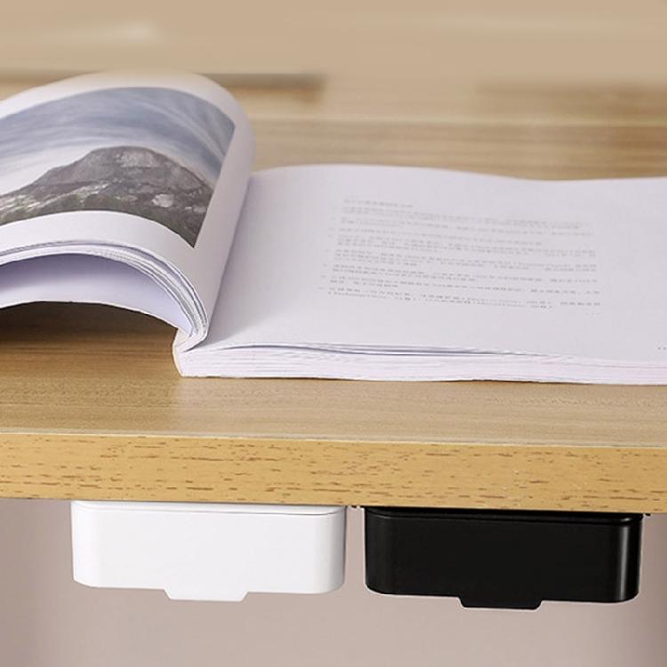 Under Desk Drawer Storage Organizer Multifunctional Large Capacity Storage Box Strong Adhesive Table Shelf