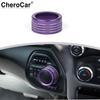Interior Gear Shift Button Knob Cover Decor Ring for Dodge RAM 1500 2018+ Purple