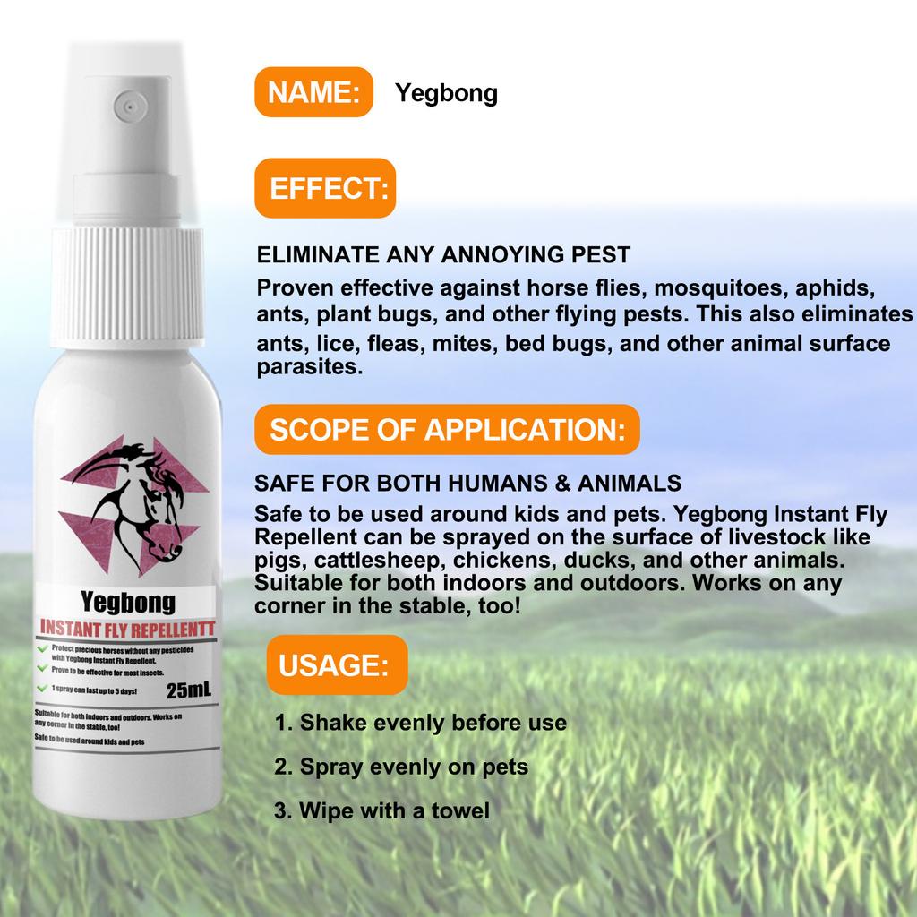  Pet Insect  - 25ML Specially Formulated Pet Spray For In Vitro  Of Lice And Ticks