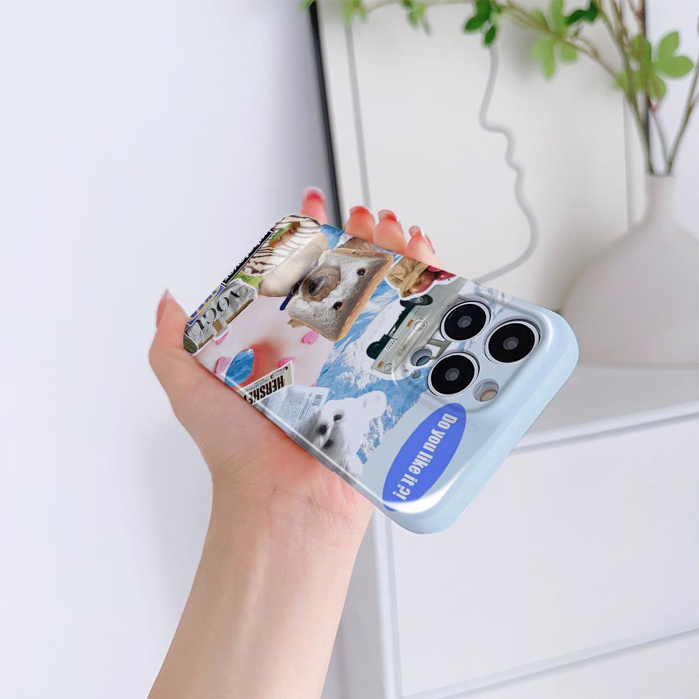 All-inclusive Film Handyhülle Cartoon Mode Design Hartschale Vollständige Abdeckung Kameraschutzhülle für iPhone Huawei Honor Vivo Google