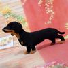 3D Kids Realistic Pet Puppy Handcrafted Dog Model Dachshund Simulation Toy Stuffed Toy Animals