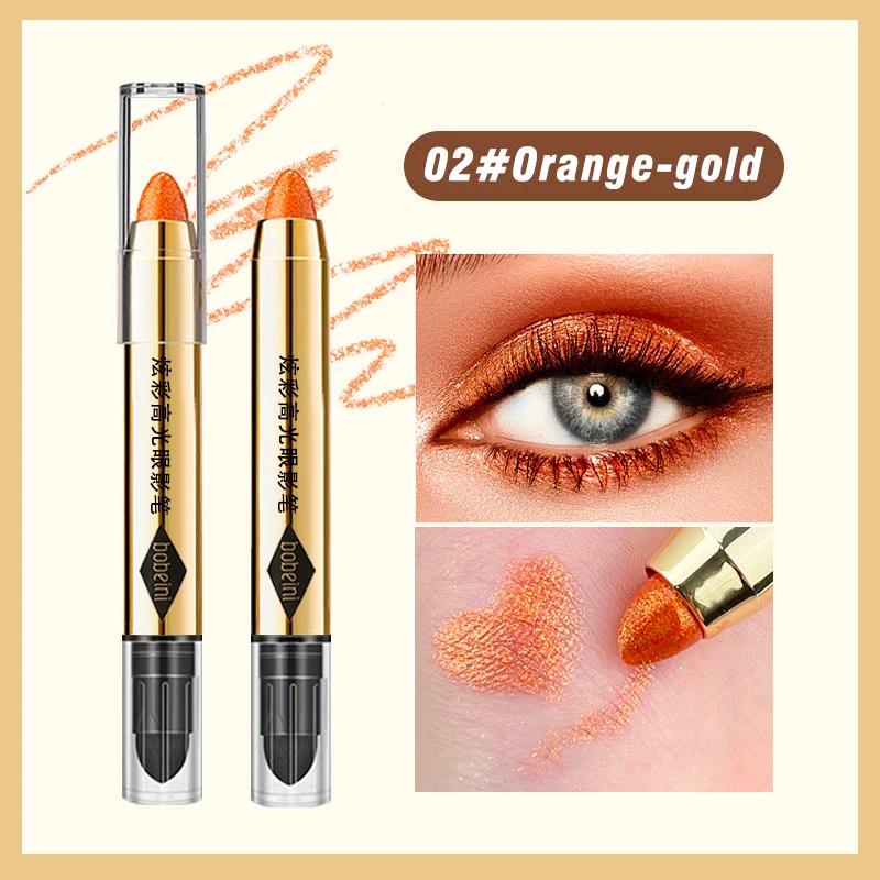 6 Kleuren Dubbelzijdige Oogschaduwstick – Waterdicht, Langhoudend, Mat & Glitters, Contour, Highlight, Gecertificeerd, Unisex