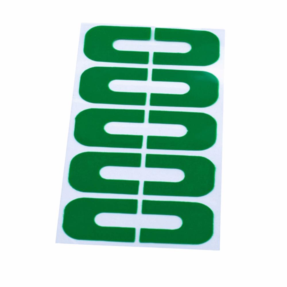 100Pcs Reusable Nail Polish Stickers U-Shape Anti-Overflow Tape Manicure Tool