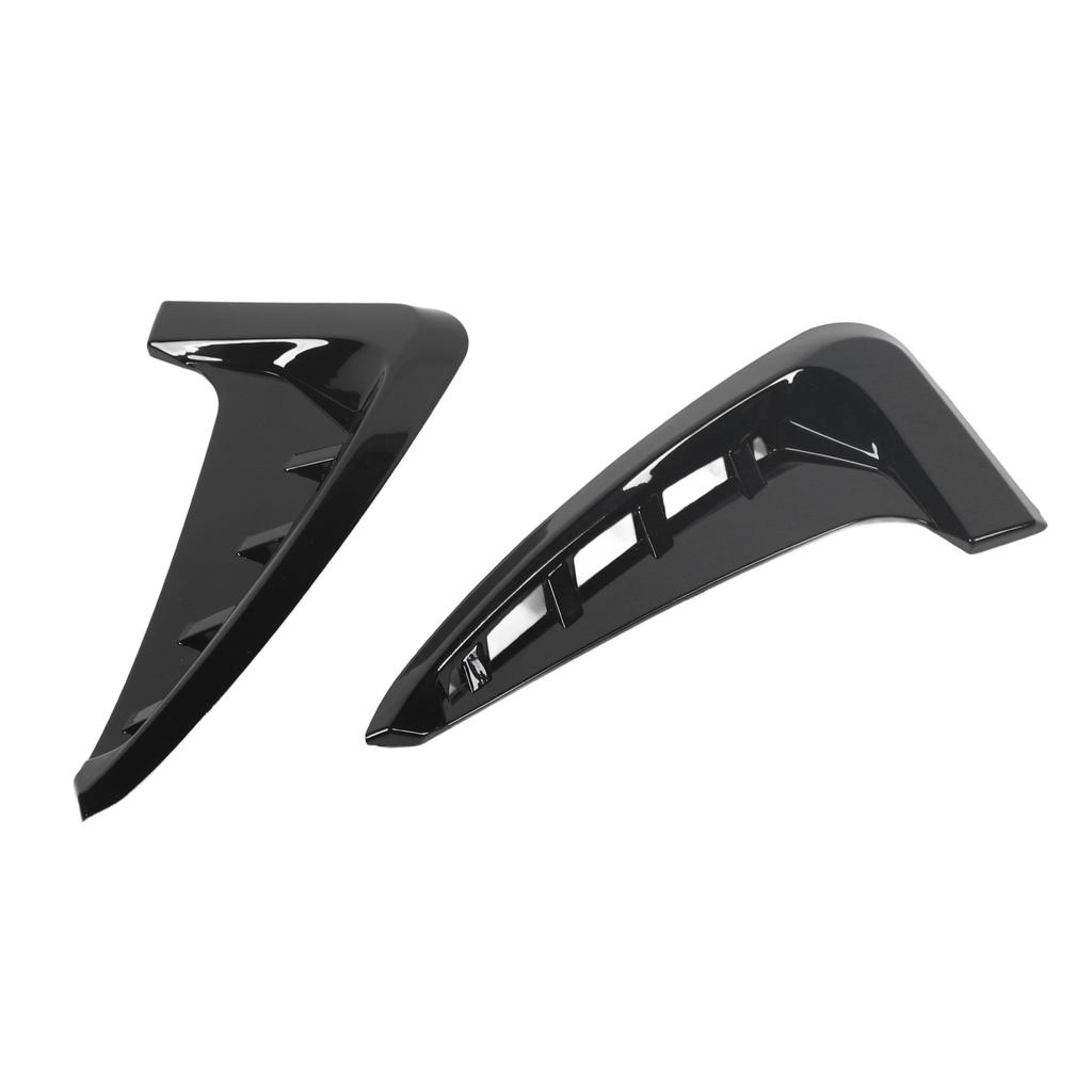 2PCS Car Front Side Vent Cover Decorative Gills Side Wing Vent Trim for X5 F15 M Sport 2014 to 2018