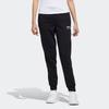 Adidas Neo Solid Color Drawstring Knit Sports Pants Women bottoms Black GK1506