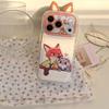Cartoon Judy Nick Police Uniform Stand Case for iPhone 17/16 Pro Max/15/14