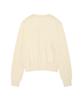 COVERNAT WOMAN Basic Round Wool Knit Cardigan Ivory