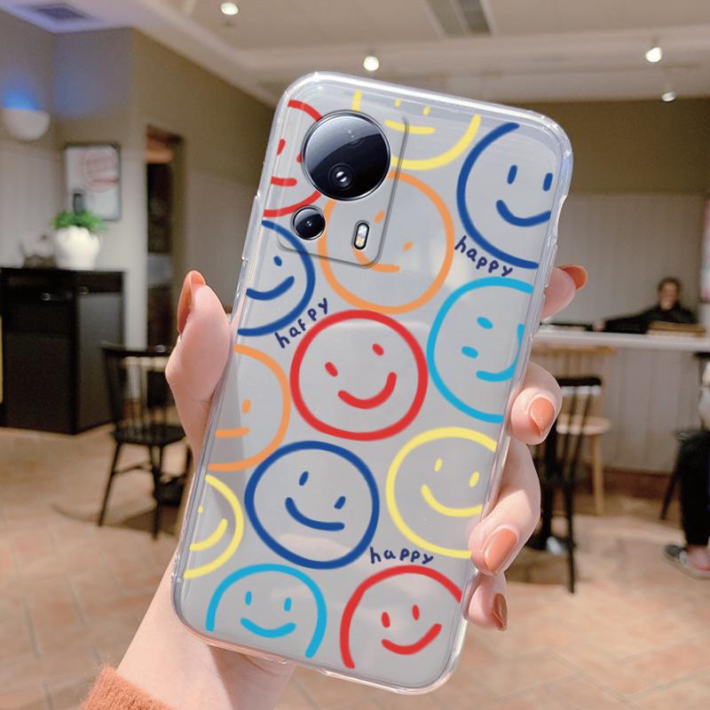 

For Xiaomi 13 Lite Case Flowers Cartoon Shockproof TPU Bumper Silicone Soft Phone Cover For Xiaomi 13Lite Xiaomi13 Lite Funda Xiaomi 13 Lite