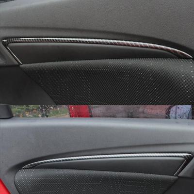For Honda FIT JAZZ Accessories 2014 2015 2016 Car Styling Car Door Interior Handrail Decoration Strip Frame Cover
