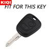 TPU Araba 2 Düğme anahtar kapağı kılıfı Peugeot 106 107 206 207 307 Citroen C1 C2 C3 C4 XSARA PICASSO Toyota AYGO için Koruyucu