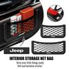 Xhcv4 For Car Storage Mesh Bag Organizer Net Pocket Sticker Trunk Storage Bag Accessories Wrangler-JK Liberty JL Cherokee Patriot