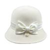 Fu Huan Australian Wool Autumn and Winter Hat Socialite French Top Hat Elegant Basin Hat Bucket Hat