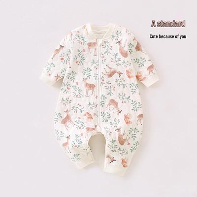 Autumn & Winter Anti-Kick Split-Leg Baby Sleep Bag: Class A Pajamas for Newborns
