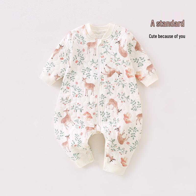 Autumn & Winter Anti-Kick Split-Leg Baby Sleep Bag: Class A Pajamas for Newborns