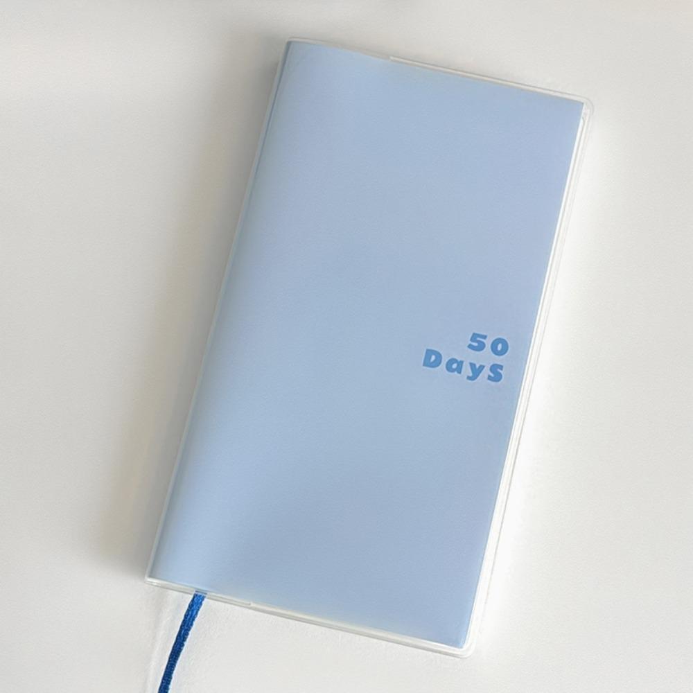 PU Leather Schedule Notebook 50 Days To Do List Notepad Portable Agenda Book  Students