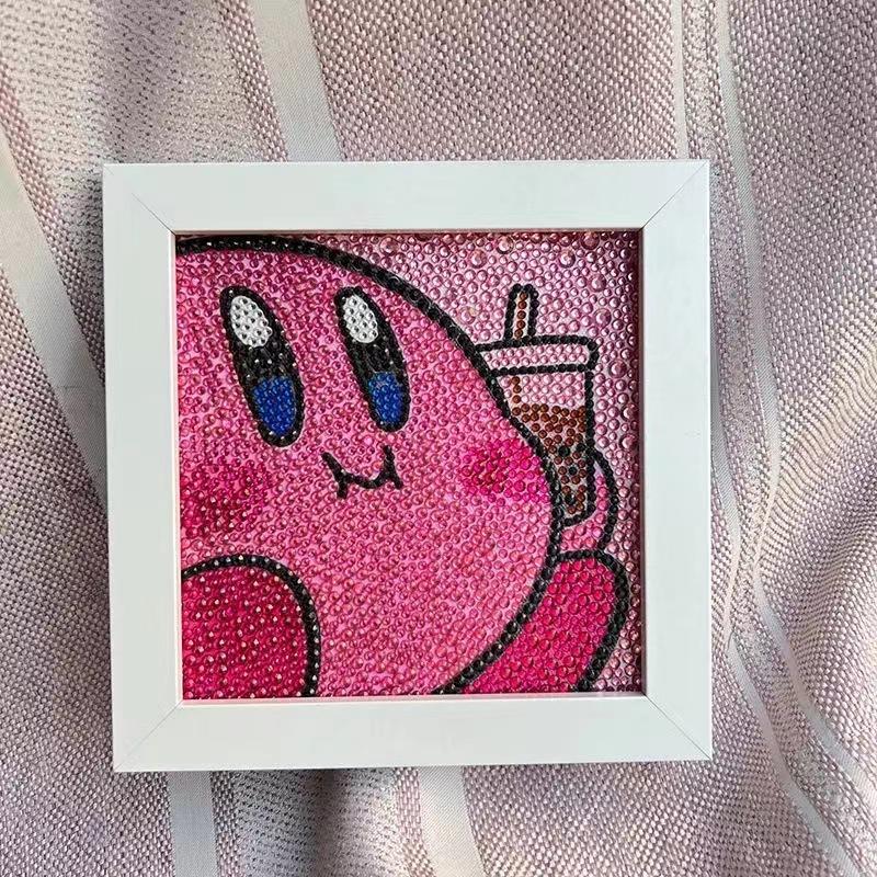 Kids Full Drill 5D Diamond Painting Kit, Cartoon Animal Handmade Diy Diamond Paste Decor Art