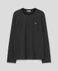 SLOW RECORD HOUSE Striped Long Sleeve_Black