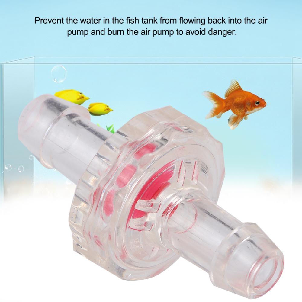 Single Direction Check Valve Transparent Non Return Valve Durable One Way Valve  Fish Tank