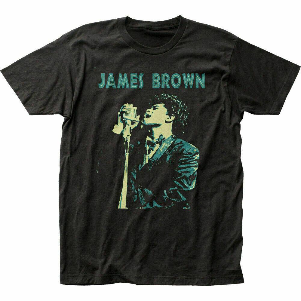 

26 James Brown Singing T Shirt Mens Licensed Rock N Roll Music Band Tee New Black Unisex T-Shirt XXXXL
