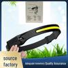 Rechargeable LED Induction Headlamp: Strong COB Light for Night Fishing and Outdoor Use
