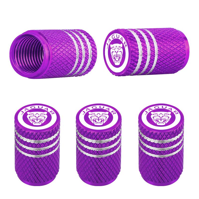 5Pcs Car styling Metal Wheel Tire Valve Caps Stem case For Jaguar Growler XF XE XJ F-Pace X-Type S-Type F-Type E-Pace I-PACE PP23