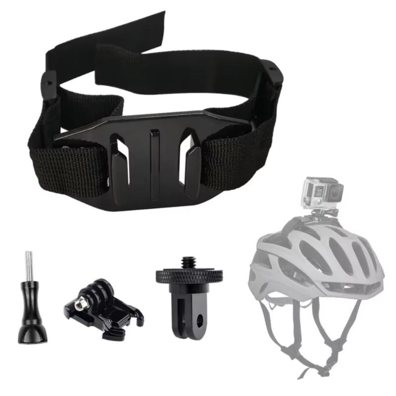 Quick Release Helmet Holder for Sports Cameras Toolless Installation Secure on Bike Climbing Safety Helmets