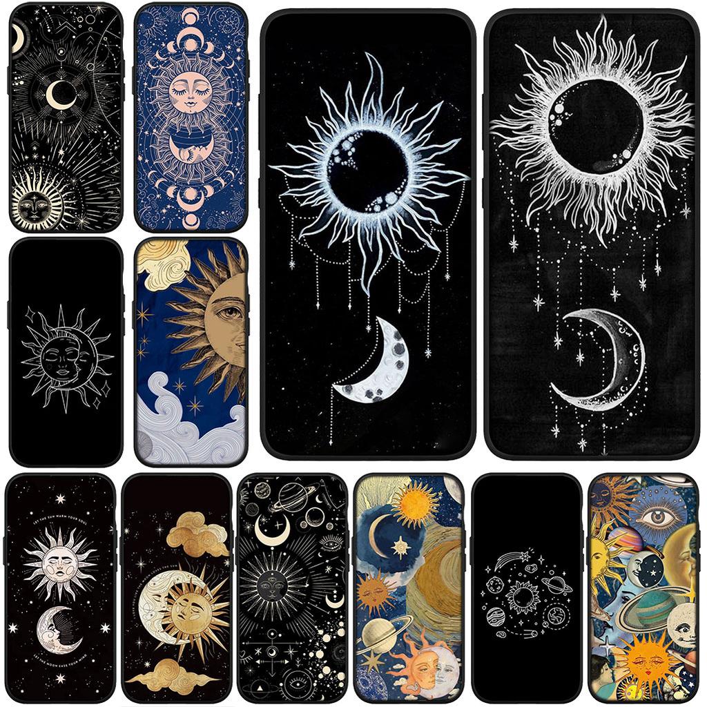 Protective Cover Sun Moon Funny Face Stars for Huawei P30 P20 Mate 20 10 Pro Lite Y7A Y8S Y7 Y9 Prime 2019 Phone Case
