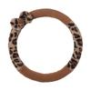 Leopard Print Car Steering Wheel Cover Plush Winter Warm Non-slip Car Handle Cover Goddess Car Steering Wheel Cover