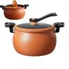 Non-stick Pressure Pot Non-stick Large-Capacity Multifunctional Cookware with Transparent Lid Slow Rice Cooker for Cooking