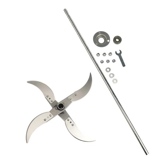 Lama tocător de iarbă pentru fermă de uz casnic, diametru reglabil, lamă de înlocuire ascuțită din oțel inoxidabil pentru tocarea ierbii de legume pentru furaje animale