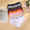 3Pcs Cotton Seamless Underwear Sexy Letter Belt Panties Low Waist Stretchy Briefs Female Breathable Sports Soft Lingerie