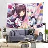 Chocolate Vanilla Cat's Paradise Rose Anime Tapestry Background Cloth anime Wall Decoration Room Decoration