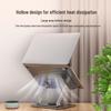 Adjustable Rotatable Metal Laptop Stand with Cooling and Height Adjustment Features