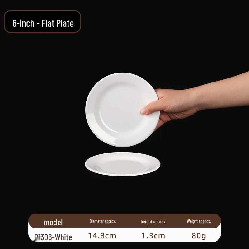 Yujia 10-Piece Melamine Dinner Plates