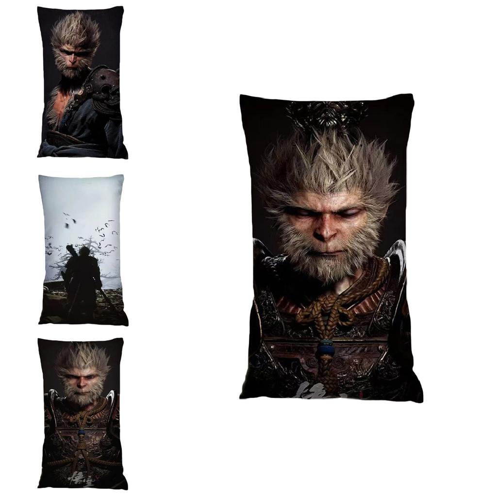 Wukong Black Myth Rectangular Pillow Cover Peripheral Bed Sofa Decoration Gift