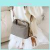 Simple Houndstooth Pattern Parent Child Shoulder Bag With Pendant For Kids Daily Use