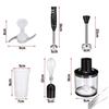 4-in-1 Blender Juicer Food Processor: Egg Beater, Baby Food Maker, Meat Grinder