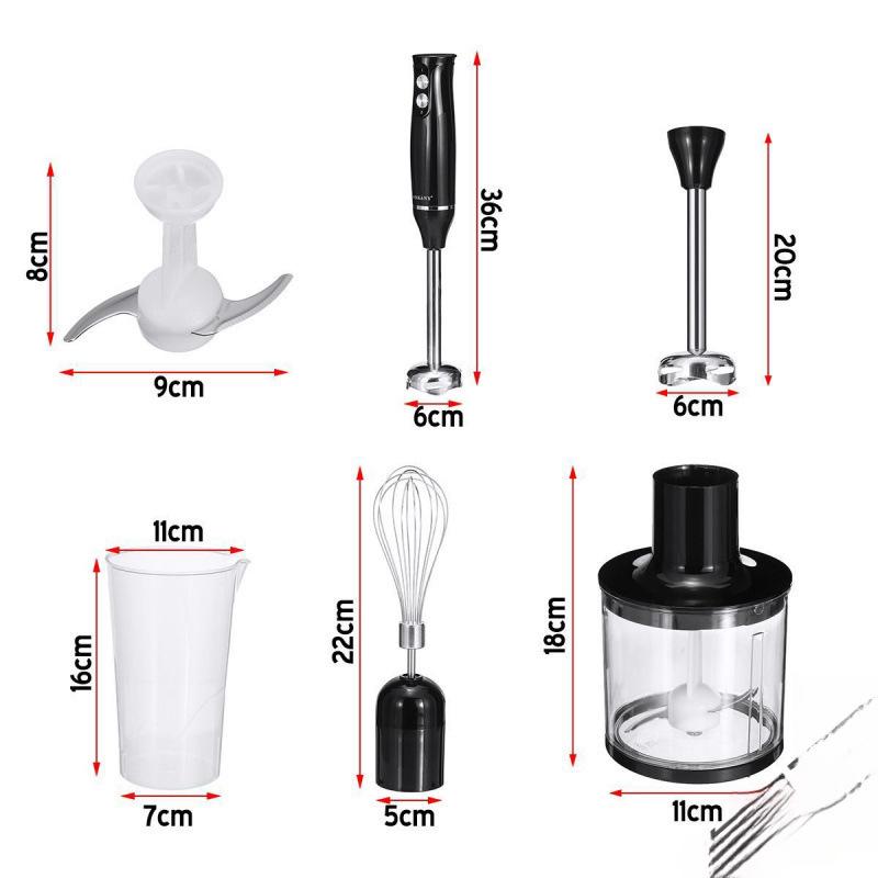 4-in-1 Blender Juicer Food Processor: Egg Beater, Baby Food Maker, Meat Grinder