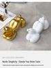 Abstract Balloon Dog Ornament: Nordic Home & Office Decor
