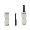 3Pcs for Lab X1 X1C X1E P1P P1S 3D Printer PTFE Tube Pneumatic Connector 1.75mm Filament Extruder 3D Printer Part