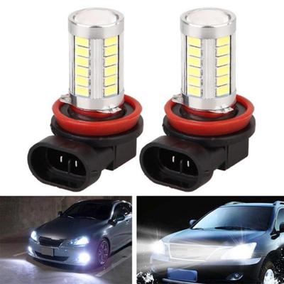 2 vnt. 12V H11 5630 33SND Automobilio LED Rūko Žibintas Dienos Bėgimo Žibintas Priekinis Žibintas Lemputė