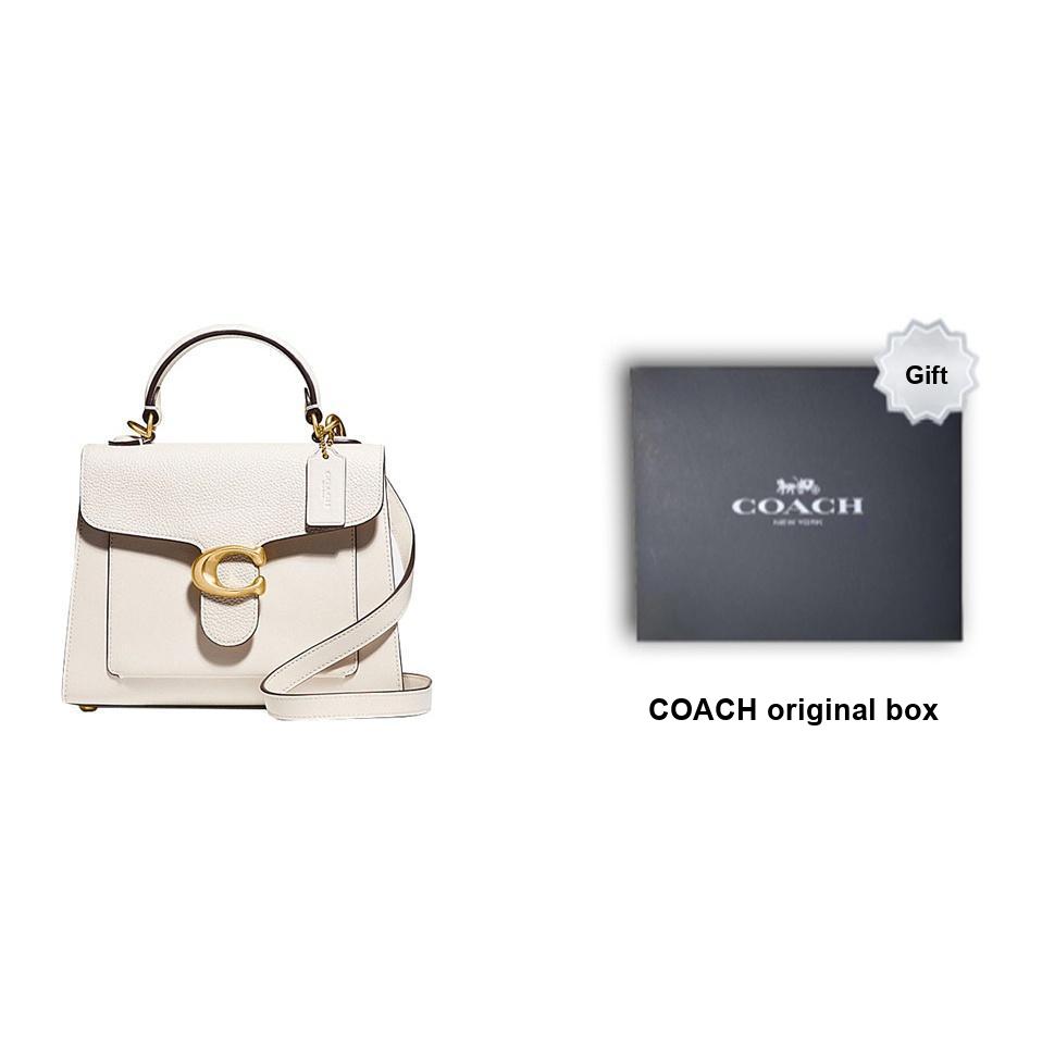 

New COACH Tabby Calfskin With Pebbled Leather Handbag, Shoulder Bag, Crossbody Bag Small Women s Pink White 636-B4HA 20.1*8.9*14.5CM