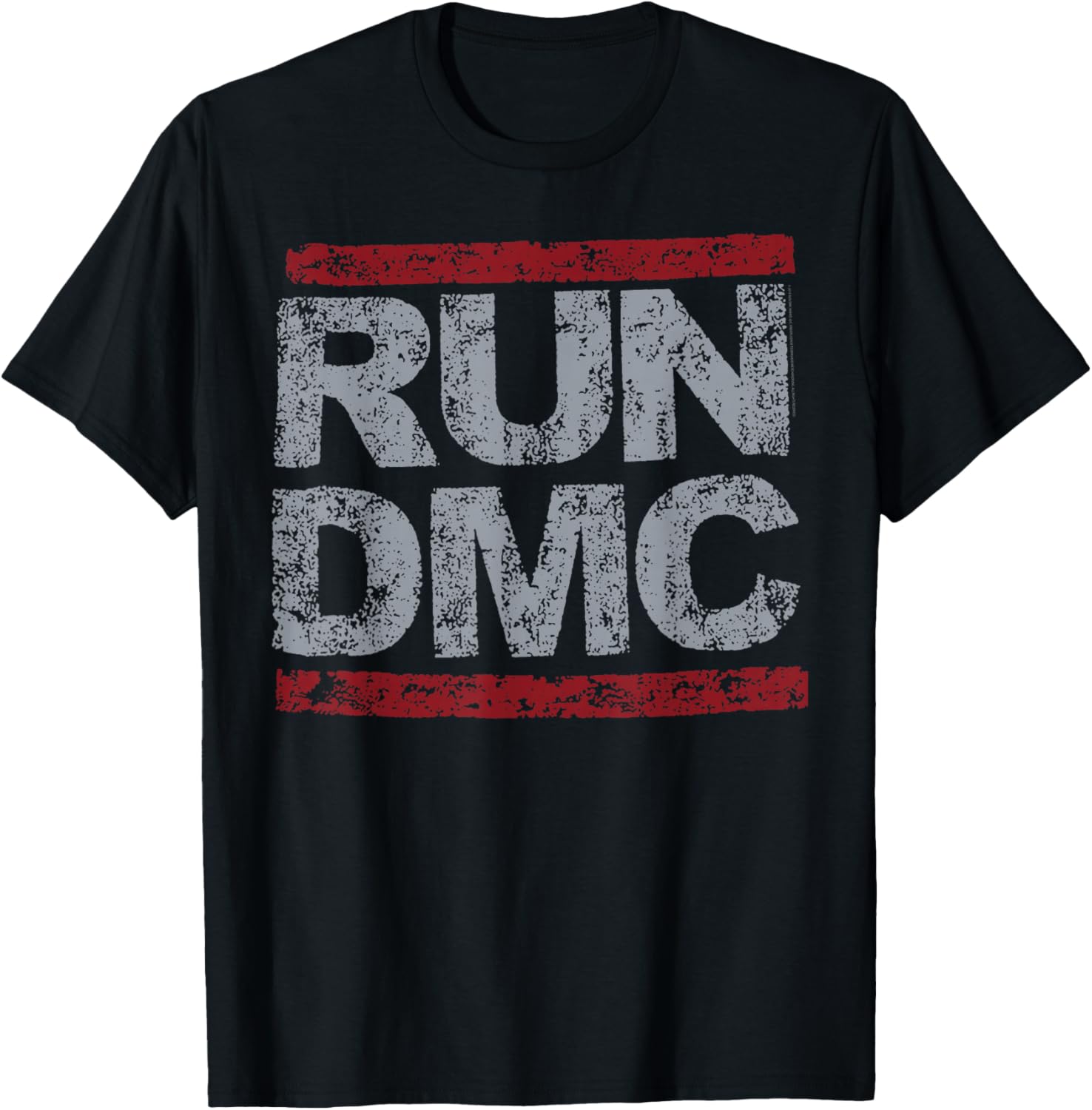 Run DMC Official Grunge Logo Unisex T-Shirt M