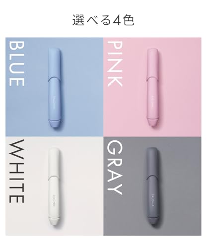 SALONIA Cordless Straightener, 12mm, Hair Iron, Mobile Battery Operated, Lightweight, Bangs, SAL25119GR, Gray