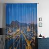 A City View Of The City Of Salzburg In Austria Tulle Sheer Curtains for Living Room Kitchen Decoration Voile Organza Curtains