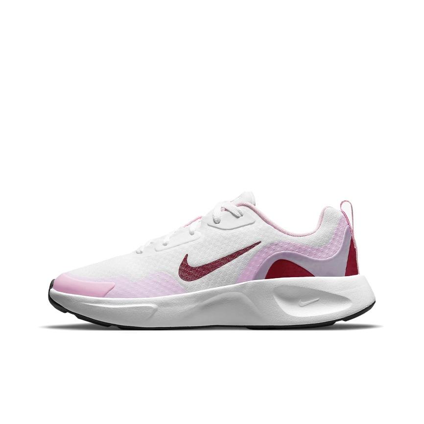 New Nike Wearallday White Dark Beetroot GS CJ3816-105