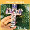 Beautiful Hand-painted Resin Cross Jesus Seven Blessings Holiday Ornament For Christmas